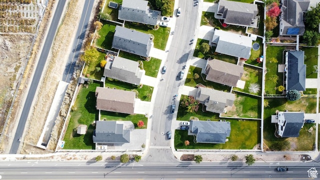 drone / aerial view featuring a residential view