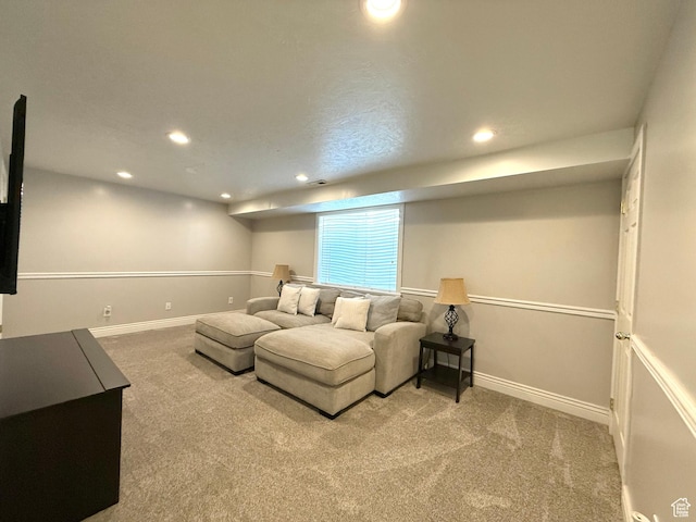 909 E 1520 N, American Fork, UT 84003 - living area featuring carpet and recessed lighting