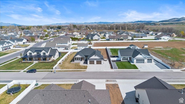 733 E 750 S, Preston, ID 83263 - bird's eye view featuring a mountain view and a residential view