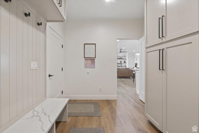 733 E 750 S, Preston, ID 83263 - mudroom featuring baseboards and light wood-type flooring