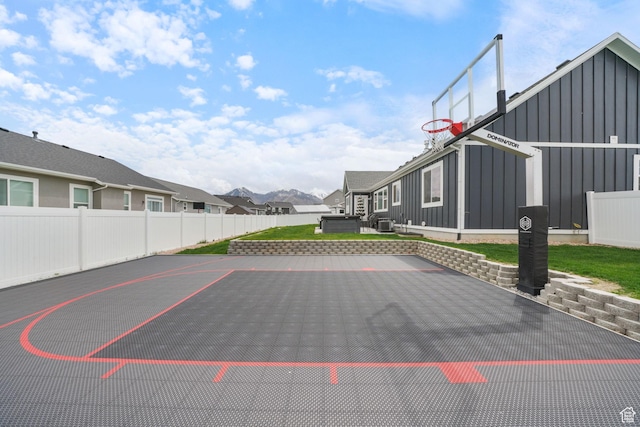 788 N 2100 E, Spanish Fork, UT 84660 - view of sport court with fence, a residential view, and basketball court