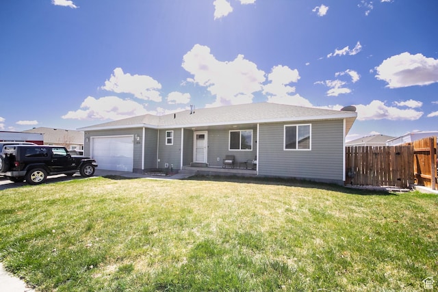 1373 W 925 S, Vernal, UT 84078 - single story home with a garage, a front yard, and fence