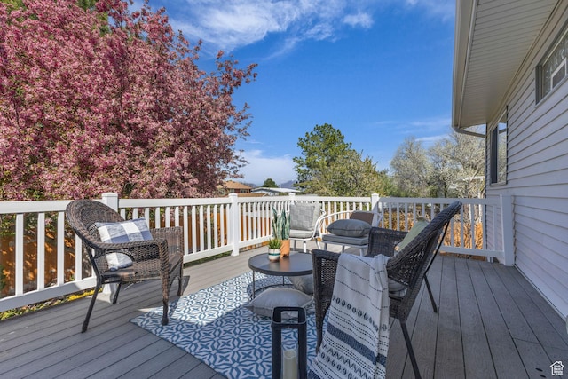 3788 W Hillsboro Cir, West Jordan, UT 84084 - view of wooden deck