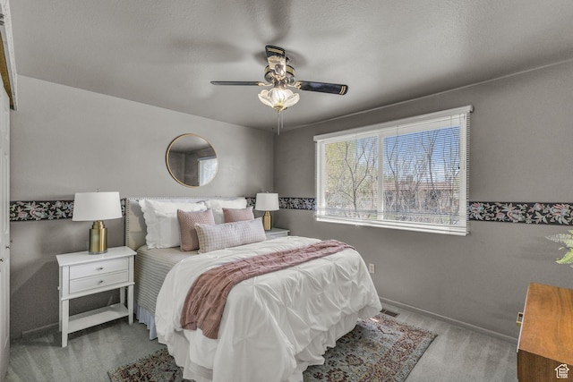 3788 W Hillsboro Cir, West Jordan, UT 84084 - bedroom with a ceiling fan and carpet floors