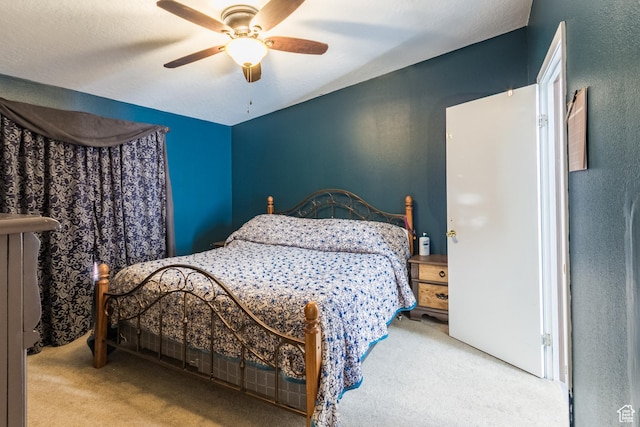 2036 W 1500 N, Vernal, UT 84078 - carpeted bedroom with ceiling fan