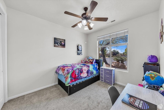 240 W 225 S, Ivins, UT 84738 - bedroom featuring light colored carpet and ceiling fan