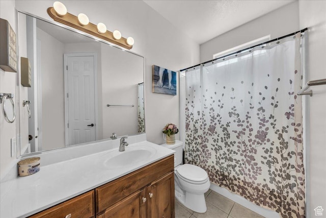240 W 225 S, Ivins, UT 84738 - bathroom with vanity, tile patterned flooring, and curtained shower
