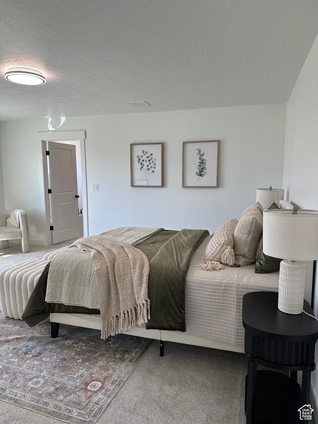7877 Walnut Dr Unit 303, Eagle Mountain, UT 84005 - carpeted bedroom with a textured ceiling