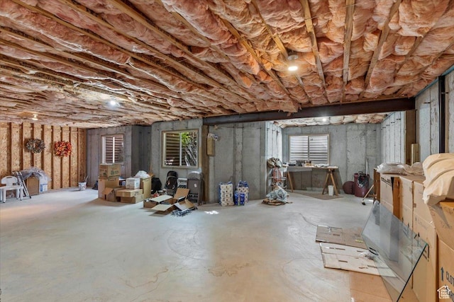 6109 S Vine Bend Ln, Murray, UT 84121 - below grade area with a healthy amount of sunlight