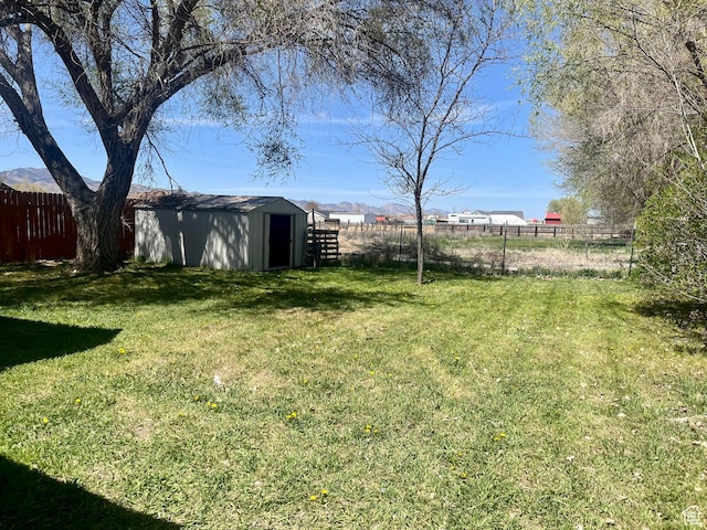85 E 100 N, Redmond, UT 84652 - view of yard with fence and an outdoor structure
