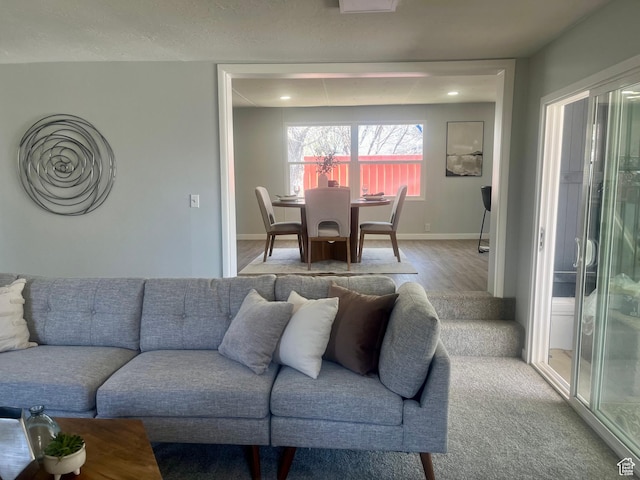 85 E 100 N, Redmond, UT 84652 - living area with baseboards and wood finished floors