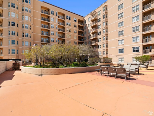 5 S 500 W Unit 311, Salt Lake City, UT 84101 - exterior space with outdoor lounge area