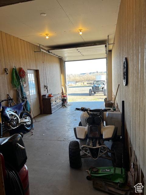 408 W 2000 S, Price, UT 84501 - garage featuring wooden walls