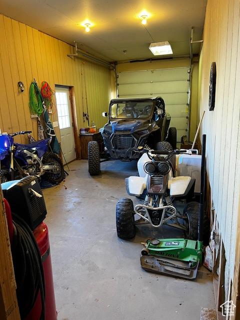 408 W 2000 S, Price, UT 84501 - garage featuring wooden walls