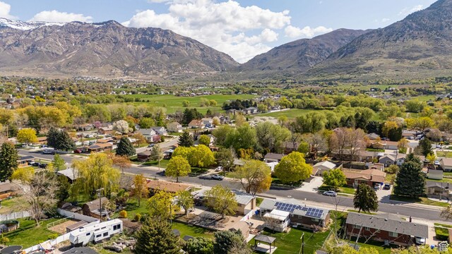2005 N 500 E, North Ogden, UT 84414 - birds eye view of property featuring a residential view and a mountain view