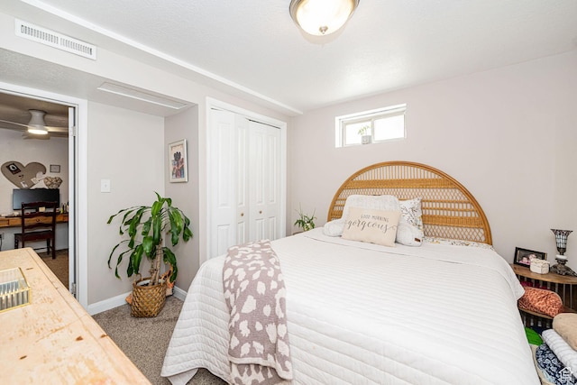 2005 N 500 E, North Ogden, UT 84414 - carpeted bedroom featuring a closet, visible vents, and baseboards