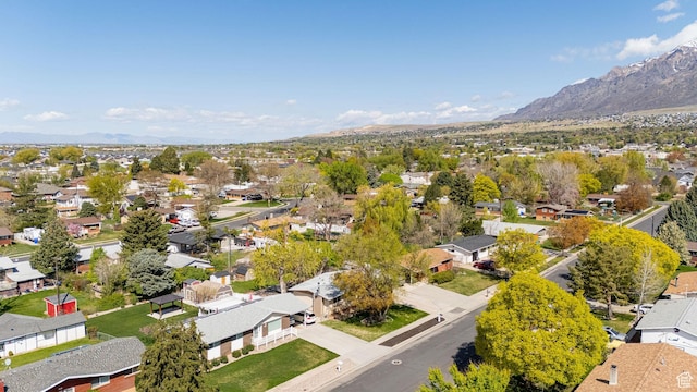 2005 N 500 E, North Ogden, UT 84414 - drone / aerial view with a mountain view and a residential view