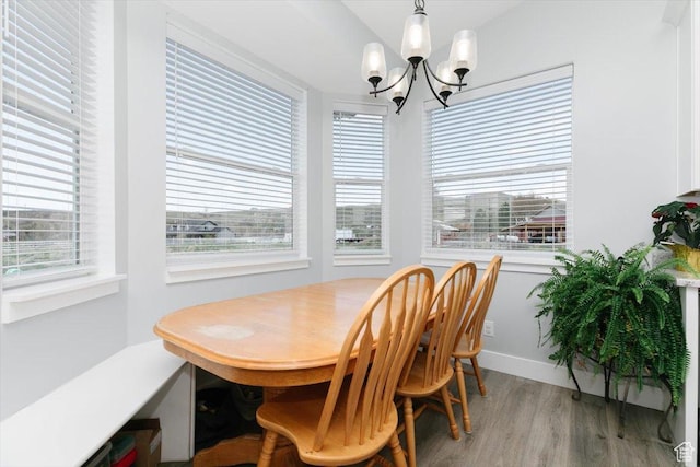 2763 E Read Ln, Preston, ID 83263 - dining area with a chandelier and light wood-style floors