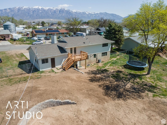 4351 W 1400 N, Plain City, UT 84404 - aerial view with a mountain view and a residential view