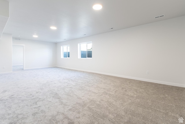 3080 N 2875 W Unit 25, Plain City, UT 84404 - carpeted empty room featuring visible vents, baseboards, and recessed lighting