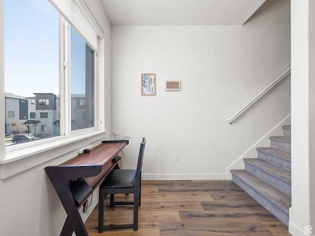 452 S Wood Stream Rd, American Fork, UT 84003 - home office featuring baseboards and wood finished floors