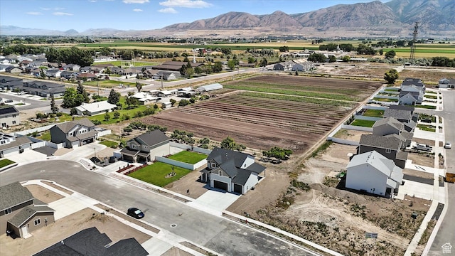 1273 S 240 W Lot 9, Tremonton, UT 84337 - aerial view of residential area with a mountain backdrop