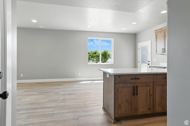 1273 S 240 W Lot 9, Tremonton, UT 84337 - kitchen featuring light wood finished floors, light countertops, and recessed lighting