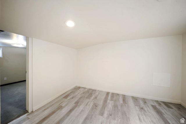 730 E 3155 S, Millcreek, UT 84106 - empty room featuring recessed lighting, baseboards, visible vents, and light wood-style flooring
