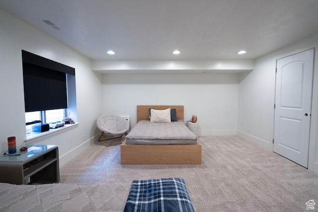 14661 S Rock Canyon Cir W, Herriman, UT 84096 - bedroom featuring recessed lighting, carpet flooring, and baseboards
