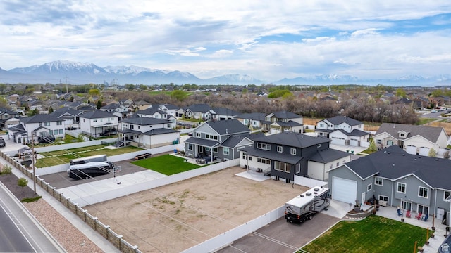 3010 W Willow Dr S, Lehi, UT 84043 - drone / aerial view with a residential view and a mountain view