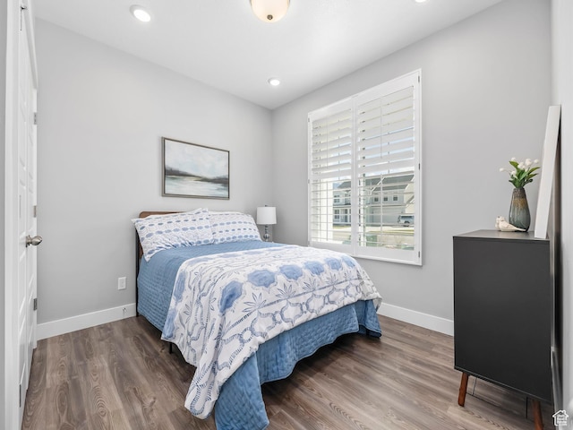 1058 S 800 W, American Fork, UT 84003 - bedroom with baseboards, wood finished floors, and recessed lighting