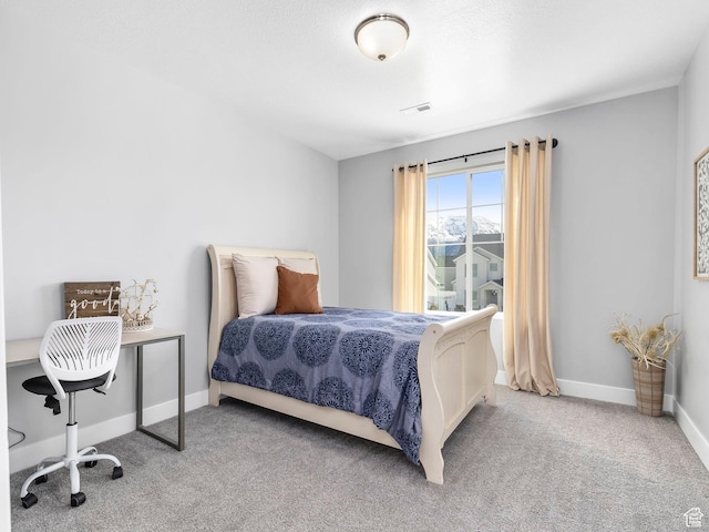 1058 S 800 W, American Fork, UT 84003 - bedroom with baseboards, visible vents, and light colored carpet