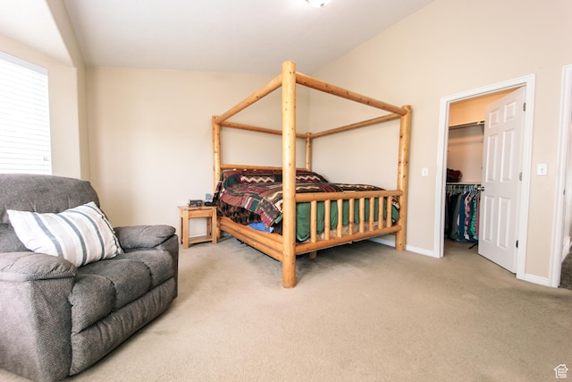 3611 W 850 S, Syracuse, UT 84075 - carpeted bedroom featuring a walk in closet and baseboards