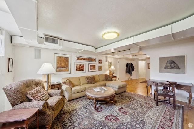 1500 E Arlington Dr, Salt Lake City, UT 84103 - living area with wood finished floors and visible vents