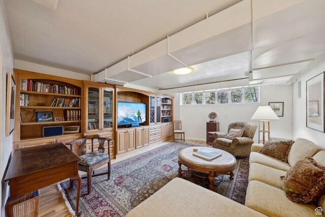 1500 E Arlington Dr, Salt Lake City, UT 84103 - living room with wood finished floors