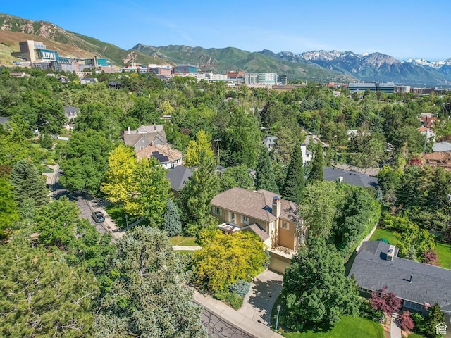 1500 E Arlington Dr, Salt Lake City, UT 84103 - aerial view featuring a mountain view
