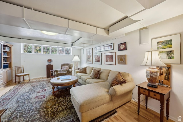 1500 E Arlington Dr, Salt Lake City, UT 84103 - living room with baseboards and wood finished floors