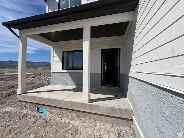 1155 E 1150 S, Garland, UT 84312 - view of patio / terrace featuring a mountain view