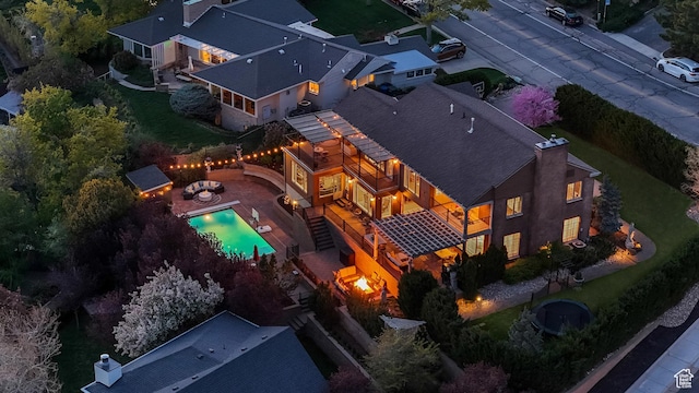 1230 E 11th Ave N, Salt Lake City, UT 84103 - birds eye view of property