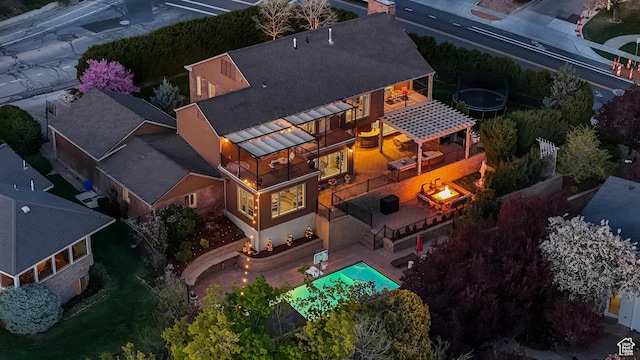 1230 E 11th Ave N, Salt Lake City, UT 84103 - birds eye view of property