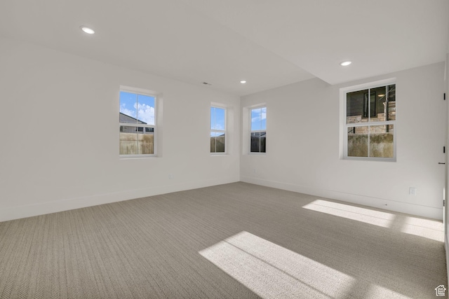 1338 S 1220 E, Salem, UT 84653 - spare room featuring recessed lighting, carpet floors, and baseboards