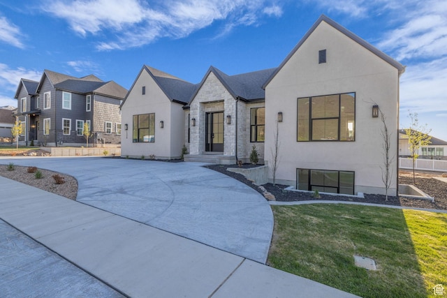 1338 S 1220 E, Salem, UT 84653 - view of front of property featuring a front lawn and stucco siding