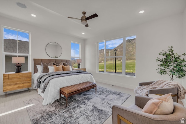 1338 S 1220 E, Salem, UT 84653 - bedroom featuring recessed lighting, carpet, baseboards, and multiple windows