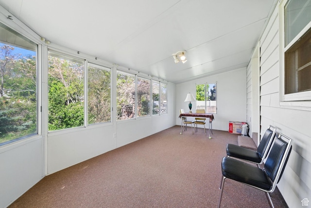 808 E 3685 S, Millcreek, UT 84106 - sunroom with vaulted ceiling and carpet