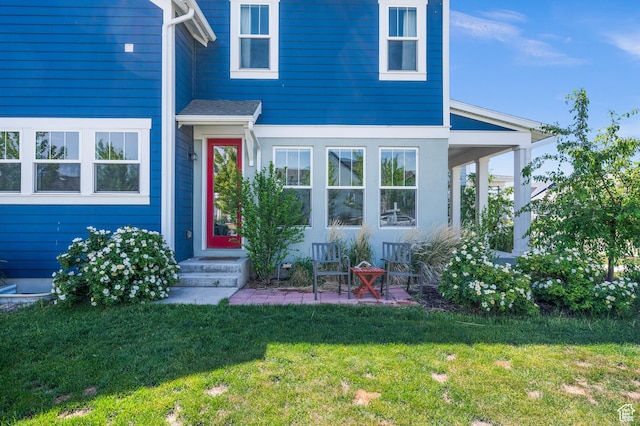 6257 W Birch Run Rd Unit 125, South Jordan, UT 84009 - view of front of property featuring a front yard