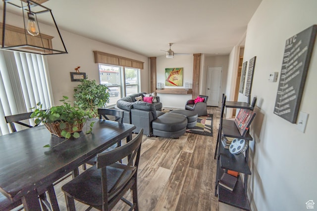 163 Eagle St, Eureka, UT 84628 - dining space with wood finished floors