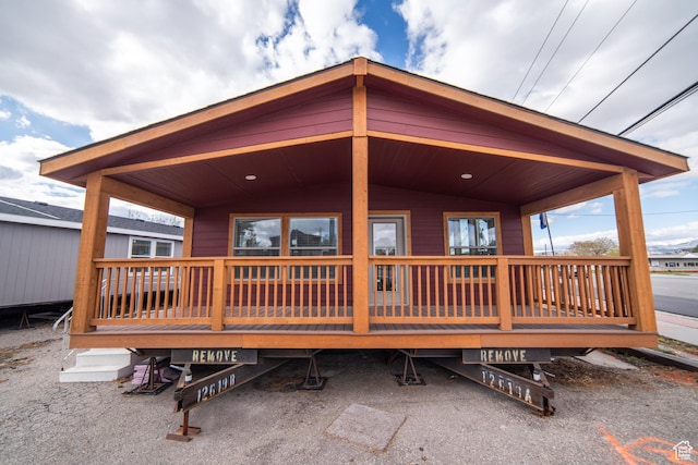 163 Eagle St, Eureka, UT 84628 - rear view of house featuring a deck