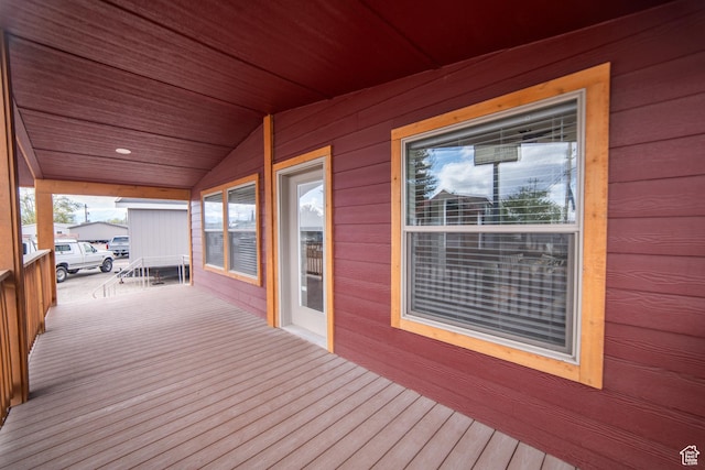 163 Eagle St, Eureka, UT 84628 - wooden terrace featuring covered porch