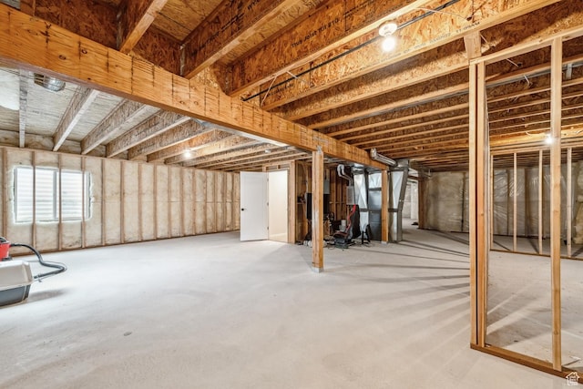 view of basement