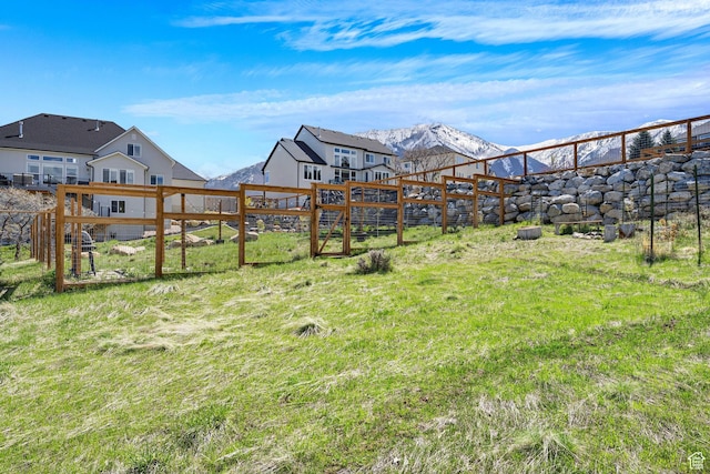 86 Elk Ridge Dr W, Elk Ridge, UT 84651 - fenced backyard featuring a mountain view